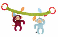 Sigikid Kinderwagenkette Affenbande | Baby Activity & Learning
