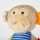 Sigikid Äffchen, Patchwork Sweety Cuddly Friends