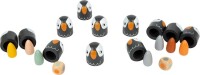 Farben-Memo „Safari“ Hütchen Pinguine