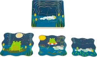 Froschkönig Schichtenpuzzle Puzzle ab 3 Jahren Lernpuzzle