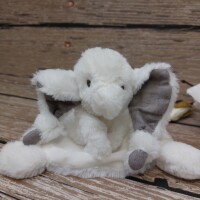 Schmusetuch Elefant Elba personalisiert mit einem Namen