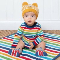 Kite Baby Body Bright stripe knit