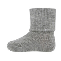 ewers Socken Alpaka/Merino grau meliert 19-22