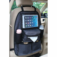 Autositzunterlage mit iPad/Tabletfach