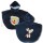 Kinder Poncho warm, weich und kuschelig Gr. 86-104 Babycord blau