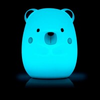 Jané Yum Bear Big, tragbares Nachtlicht, Teddybärform, zwei Lichtprogramme, Größe S