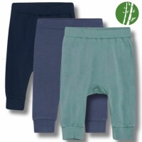 Hust and Claire Baby Bambus Hose Baggy Sommerhose Gusti in blau