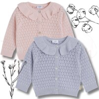 Hust and Claire Baby Cardigan Caris Pointelle-Muster und...