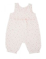Maximo Overall Baby girl GOTS, zartrosa-pink-blümchen