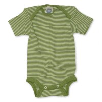 Cosilana Babybody Kurzarm Wolle-Seide