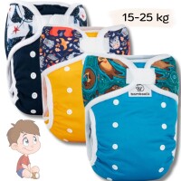 Bamboolik Klettüberhose X für größere Kinder (ca. 15 - 25 Kg)