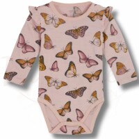 Hust & Claire Baby Body Bibi - Wolle Seide - Schmetterlinge