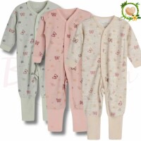 Hust and Claire Baby Jumpsuit Manu - Wolle/Bambus - Schmetterling Design
