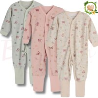 Hust and Claire Baby Jumpsuit Manu - Wolle/Bambus - Schmetterling Design