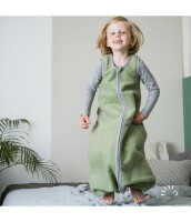 Popolini Schlafsacke mit Beinen Baumwollfleece GOTS