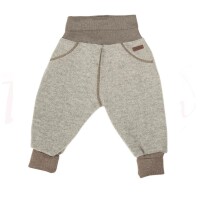 Maximo GOTS BABY-Pumphose, Wollfleece kbT, Strickbündchen düne 62/68