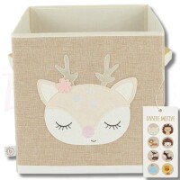 Aufbewahrungsbox, Staubox mit Tiermotiv, 32cm