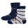 Ewers Socken für Kinder 2-er Pack Baustellenfahrzeuge GOTS