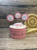 Windeltorte Willkommen Baby rosa