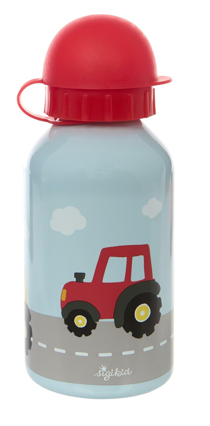 Sigikid Edelstahl Trinkflasche, Traktor 350ml, 17,99 €