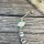 Schnullerkette Premium BOHO Flamingo mint natur