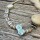 Schnullerkette Premium BOHO Flamingo mint natur