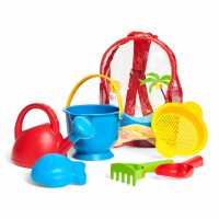 Hape Sandspielzeug Strandrucksack (6tlg)
