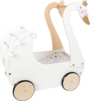 Puppenwagen Schwan Lauflernwagen