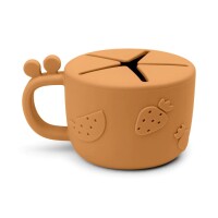 done by deer Snacktasse - Peekaboo snack cup Raffi mustard