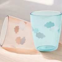 done by deer Kinderglas Set - Yummy mini glass 3pcs Happy Clouds