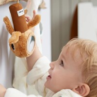 done by deer Sensorikrassel - sensory  rattle mirror Jelly mustard