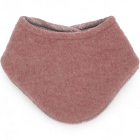 Maximo Baby-Tuch Halstuch Wollfleece Jerseyfutter, Klettverschluss GOTS