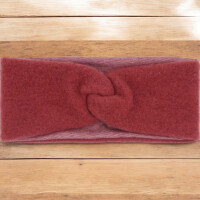 Maximo GOTS Kids - Stirnband Wollfleece Wildrose/rosso 51