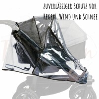 TFK Regenschutz  duo2 Sportkinderwagen (1 Einhang)