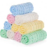 Mullwaschlappen 5er Pack 28 x 28 cm