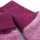 Cosilana Babyschühchen aus Wollfleece und Baumwolle violett 50/56