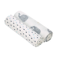 Lässig Mulltücher Soft Swaddle Bambus 120x120cm, 2 er Pack