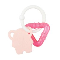 Nattou Kühlender Beißring Silikon pink