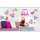 Dekosticker Herzen Glitzereffekten Wandtattoos
