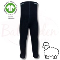 Ewers Baby & Kleinkind Strumpfhose Wolle GOTS navy 62