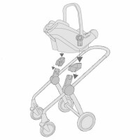 Adapter für Kinderwagen - Babyschale - Pro-fix to Universal Car Seat Converter