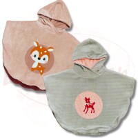 Kinder Poncho warm, weich und kuschelig Gr. 86-104...