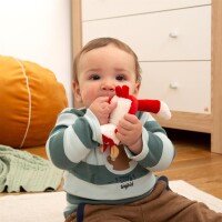 Sigikid Baby Rassel Fuchs, Red Stars