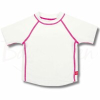 Lässig Kinder UV-Shirt Weiß, UV 50+ / 12 Monate