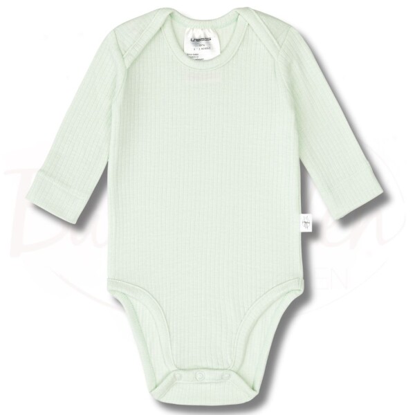 Lässig Baby Body Langarm - gerippt - TENCEL