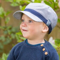Pickapooh Schieber Mütze kbA mit UV Schutz blau Anker 52