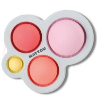 Nattou Pop-it Spielzeug aus BPA-freiem Silikon rosa