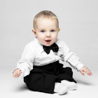EMC Baby-Hemd aus Oxford-Gewebe Langärmelig