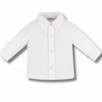 EMC elastisches Baumwoll Babyhemd in weiß