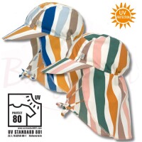 LÄSSIG Baby Sonnenhut, Schirmmütze mit extra...